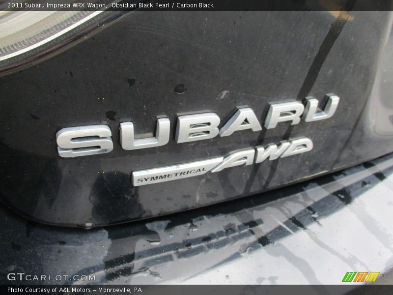 Obsidian Black Pearl / Carbon Black 2011 Subaru Impreza WRX Wagon
