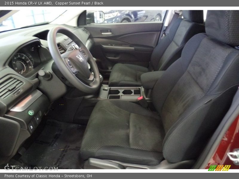 Copper Sunset Pearl / Black 2015 Honda CR-V LX AWD