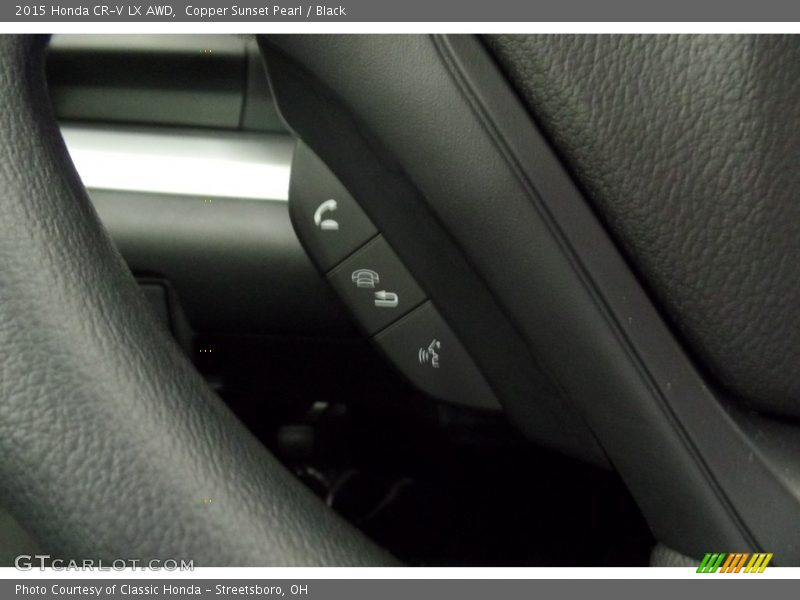 Copper Sunset Pearl / Black 2015 Honda CR-V LX AWD