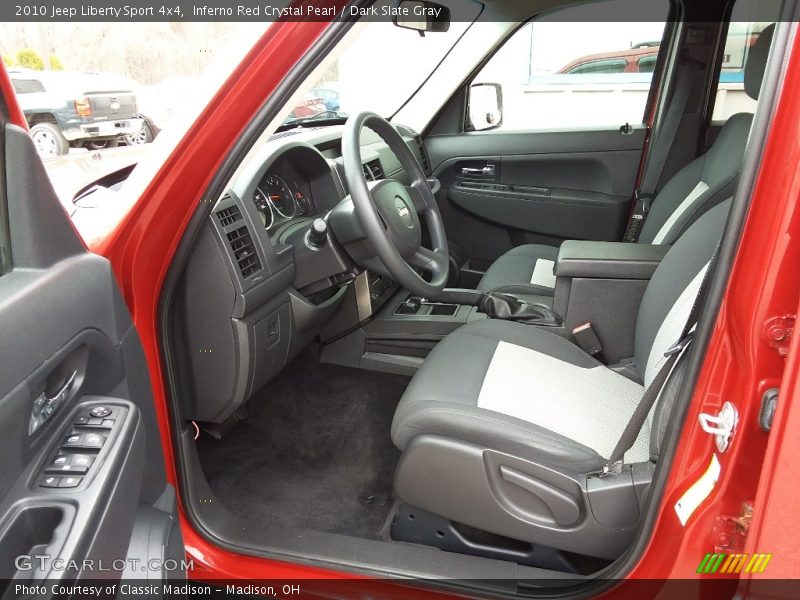 Inferno Red Crystal Pearl / Dark Slate Gray 2010 Jeep Liberty Sport 4x4