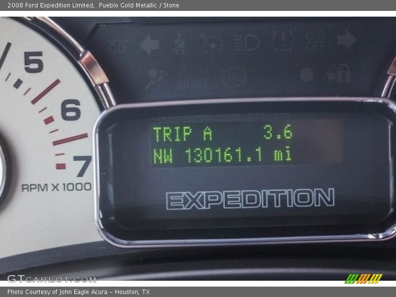 Pueblo Gold Metallic / Stone 2008 Ford Expedition Limited