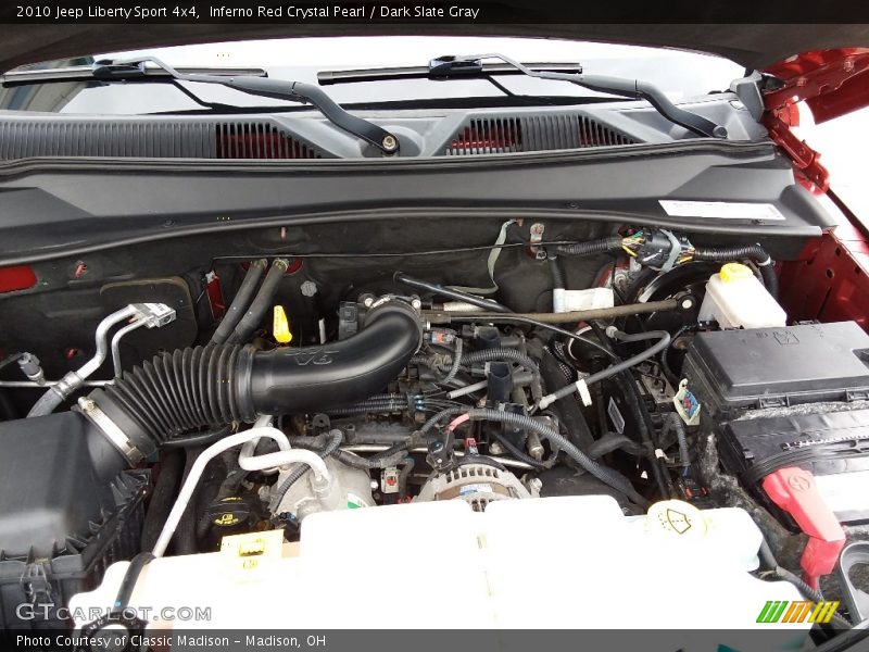Inferno Red Crystal Pearl / Dark Slate Gray 2010 Jeep Liberty Sport 4x4
