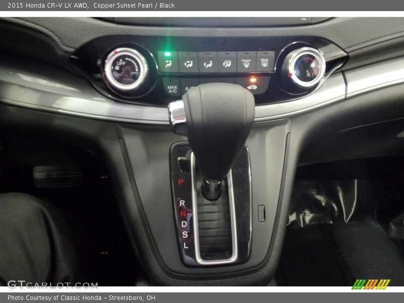 Copper Sunset Pearl / Black 2015 Honda CR-V LX AWD