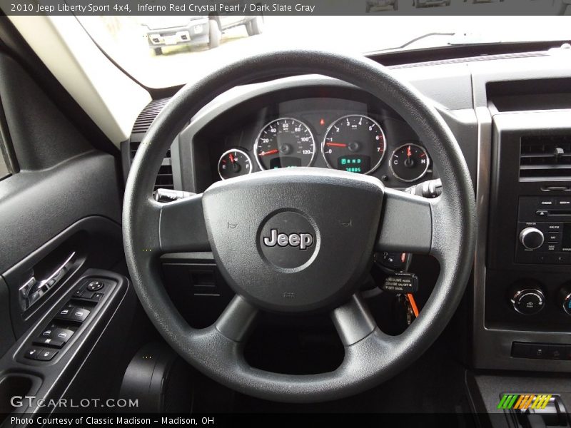 Inferno Red Crystal Pearl / Dark Slate Gray 2010 Jeep Liberty Sport 4x4