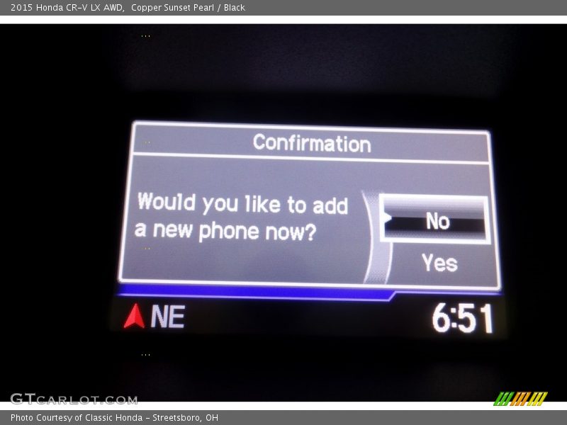 Copper Sunset Pearl / Black 2015 Honda CR-V LX AWD
