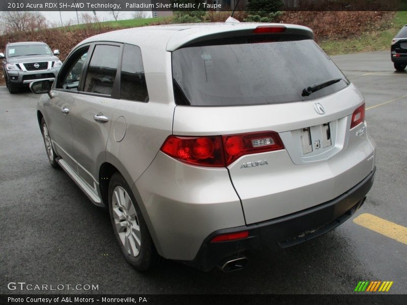 Palladium Silver Metallic / Taupe 2010 Acura RDX SH-AWD Technology