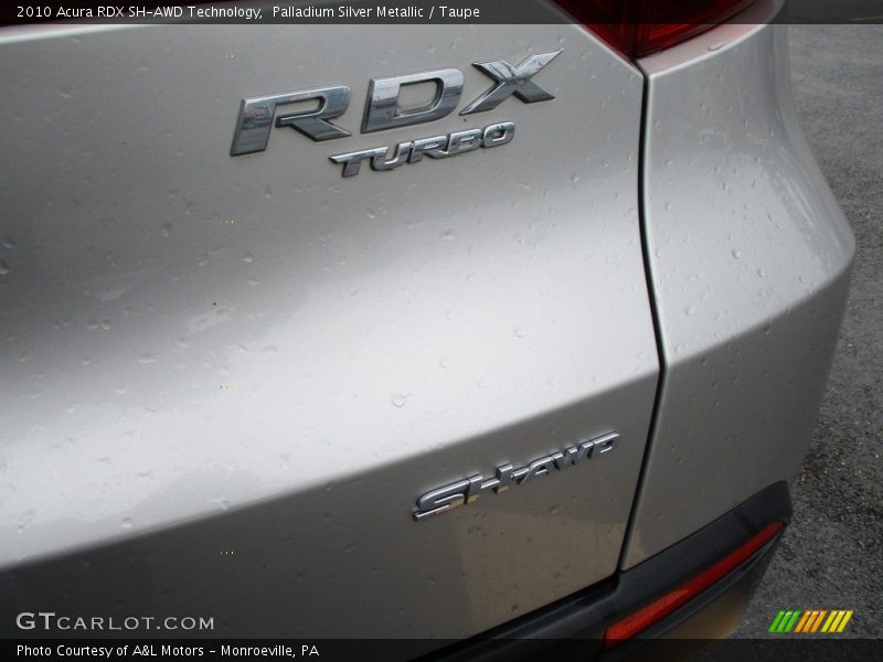 Palladium Silver Metallic / Taupe 2010 Acura RDX SH-AWD Technology