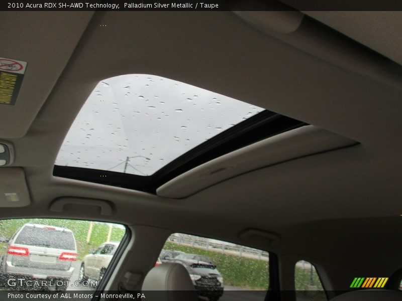 Palladium Silver Metallic / Taupe 2010 Acura RDX SH-AWD Technology