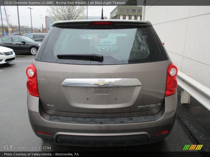 Mocha Steel Metallic / Jet Black/Light Titanium 2010 Chevrolet Equinox LS AWD