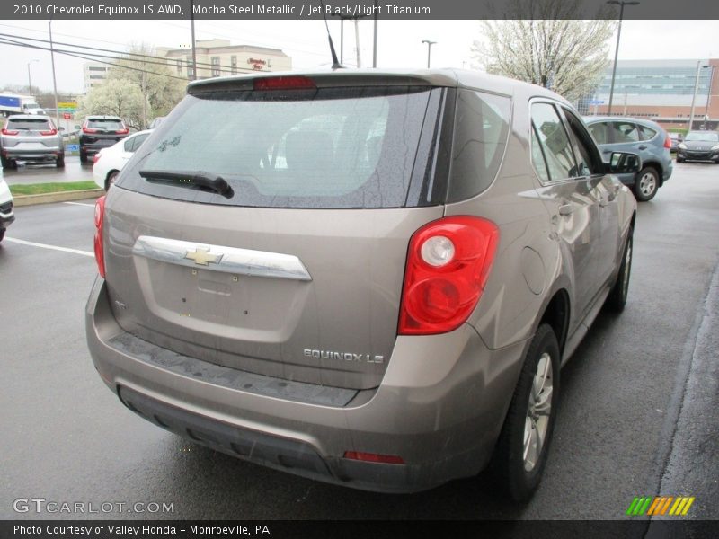 Mocha Steel Metallic / Jet Black/Light Titanium 2010 Chevrolet Equinox LS AWD