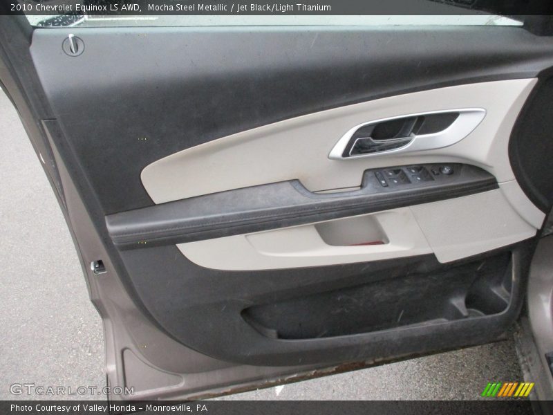 Mocha Steel Metallic / Jet Black/Light Titanium 2010 Chevrolet Equinox LS AWD