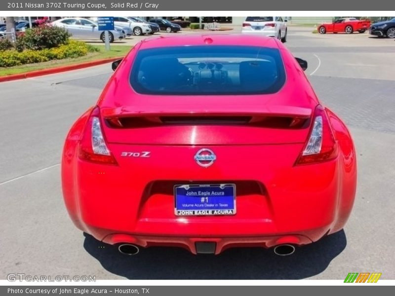 Solid Red / Gray 2011 Nissan 370Z Touring Coupe