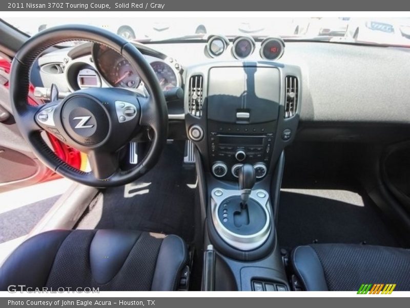 Solid Red / Gray 2011 Nissan 370Z Touring Coupe