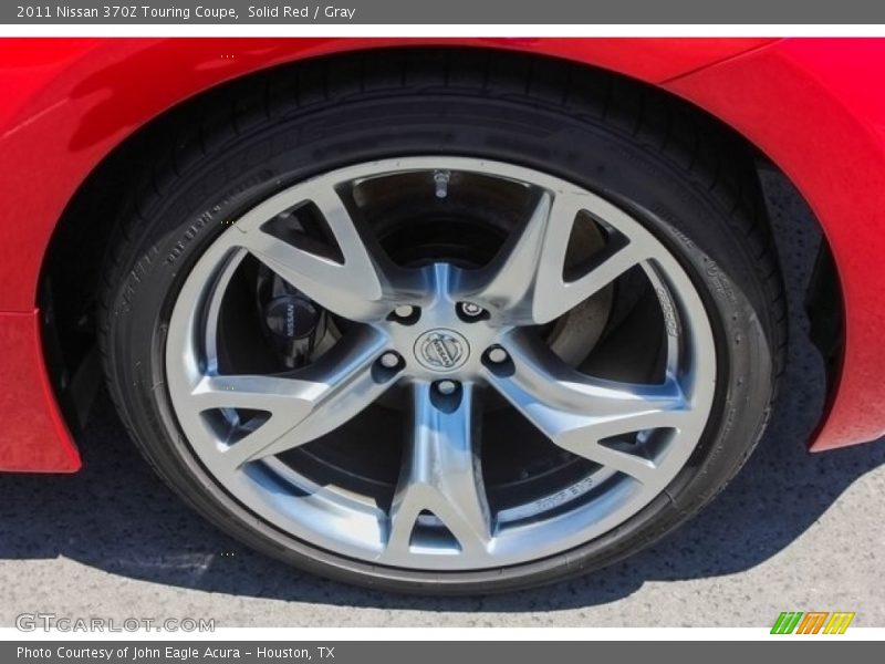 Solid Red / Gray 2011 Nissan 370Z Touring Coupe
