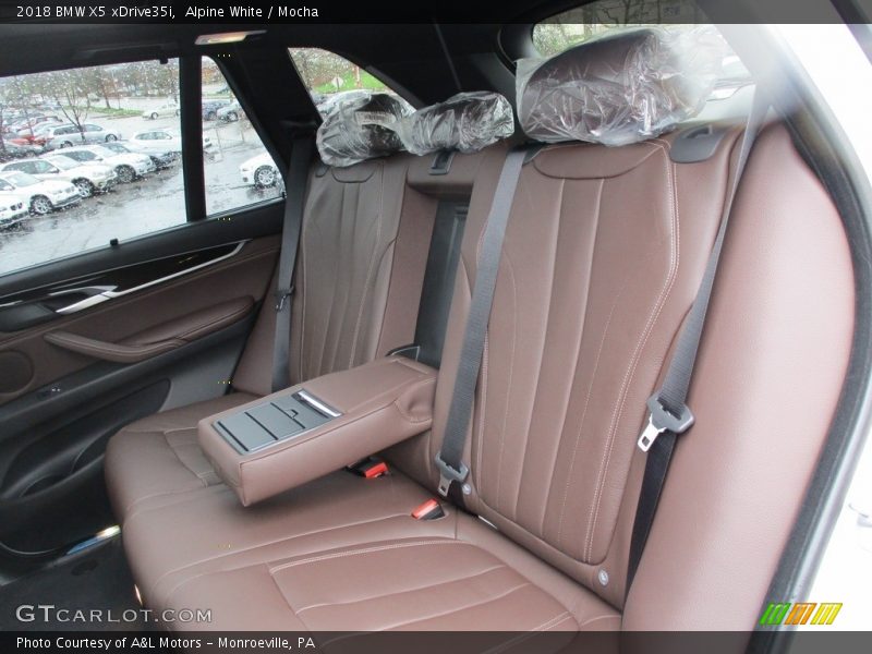 Alpine White / Mocha 2018 BMW X5 xDrive35i