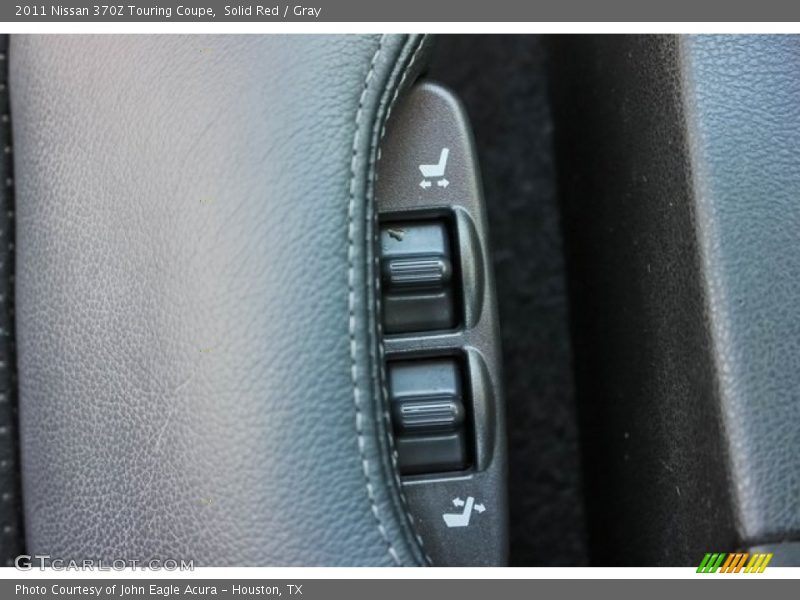 Solid Red / Gray 2011 Nissan 370Z Touring Coupe
