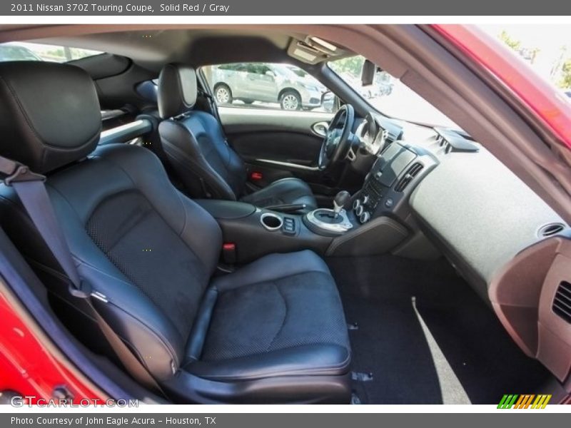 Solid Red / Gray 2011 Nissan 370Z Touring Coupe