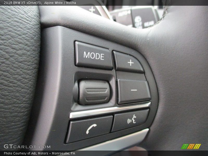 Alpine White / Mocha 2018 BMW X5 xDrive35i