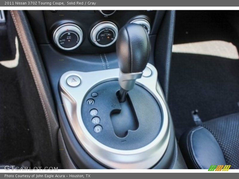 Solid Red / Gray 2011 Nissan 370Z Touring Coupe