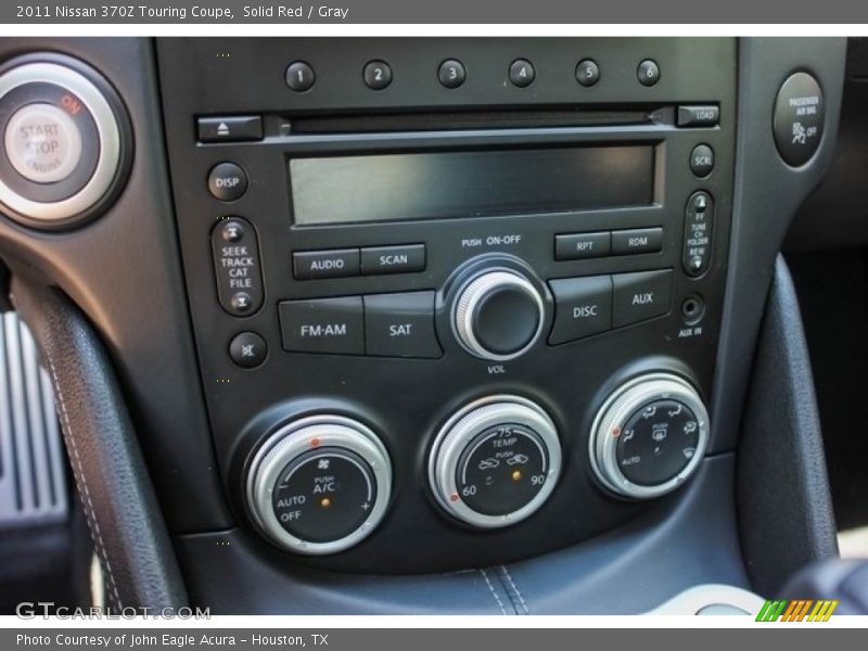 Solid Red / Gray 2011 Nissan 370Z Touring Coupe