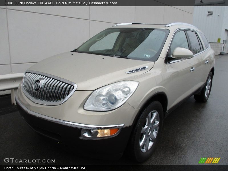 Gold Mist Metallic / Cashmere/Cocoa 2008 Buick Enclave CXL AWD