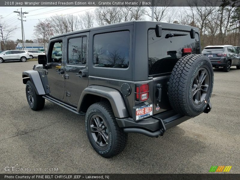 Granite Crystal Metallic / Black 2018 Jeep Wrangler Unlimited Freedom Edition 4X4