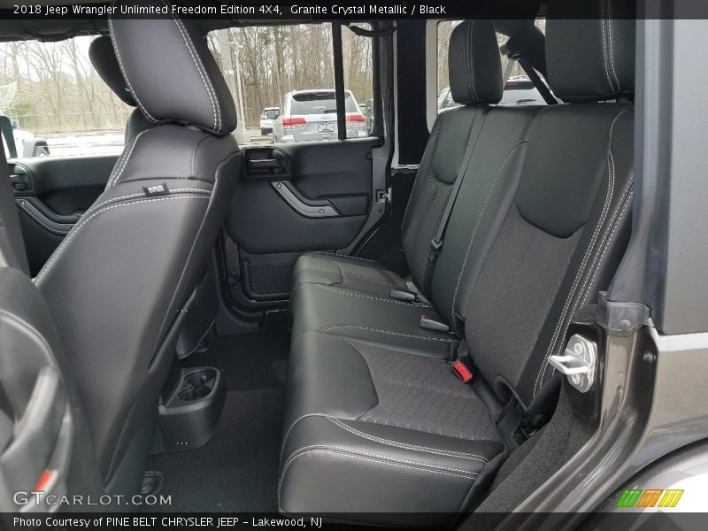 Rear Seat of 2018 Wrangler Unlimited Freedom Edition 4X4