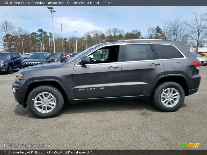 Granite Crystal Metallic / Black 2018 Jeep Grand Cherokee Laredo 4x4