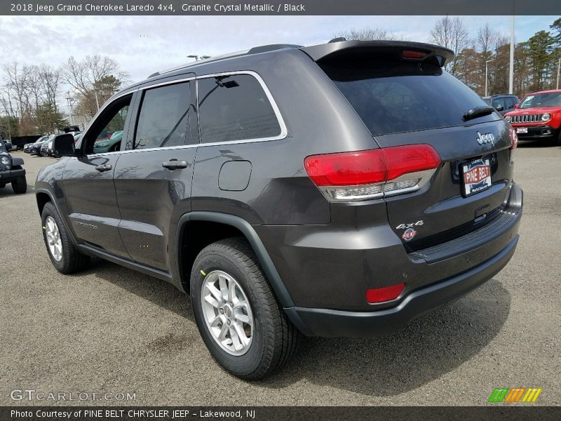 Granite Crystal Metallic / Black 2018 Jeep Grand Cherokee Laredo 4x4