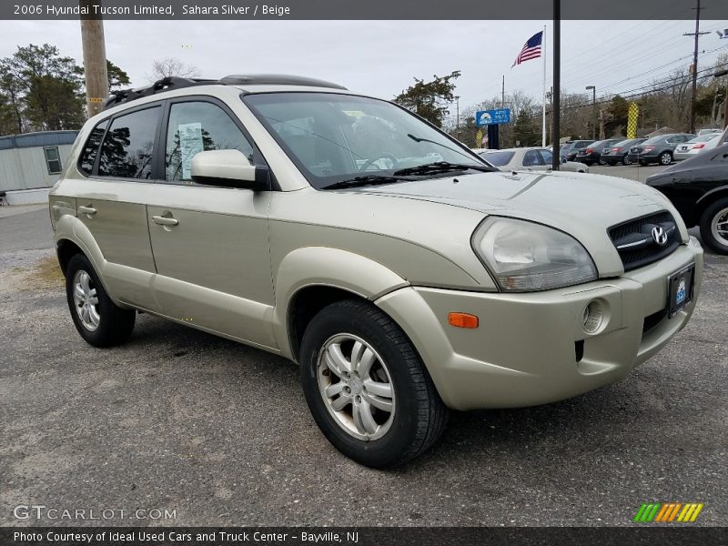 Sahara Silver / Beige 2006 Hyundai Tucson Limited