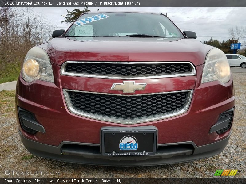 Cardinal Red Metallic / Jet Black/Light Titanium 2010 Chevrolet Equinox LS