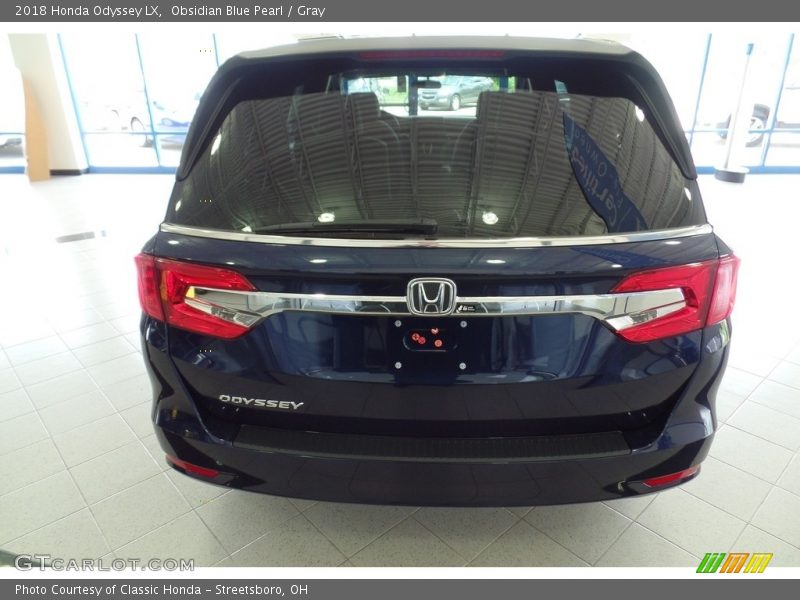 Obsidian Blue Pearl / Gray 2018 Honda Odyssey LX
