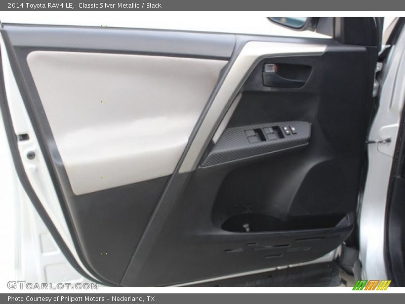 Classic Silver Metallic / Black 2014 Toyota RAV4 LE
