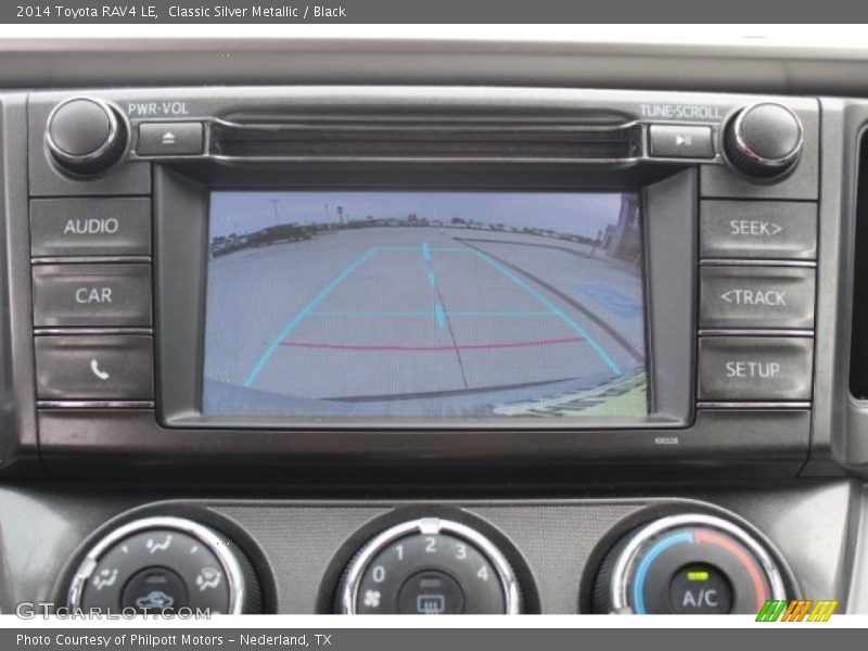 Classic Silver Metallic / Black 2014 Toyota RAV4 LE