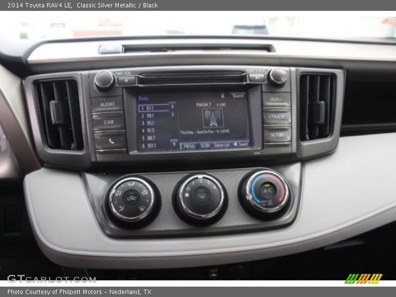 Classic Silver Metallic / Black 2014 Toyota RAV4 LE