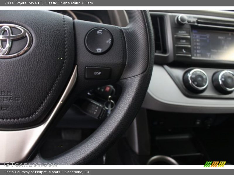 Classic Silver Metallic / Black 2014 Toyota RAV4 LE