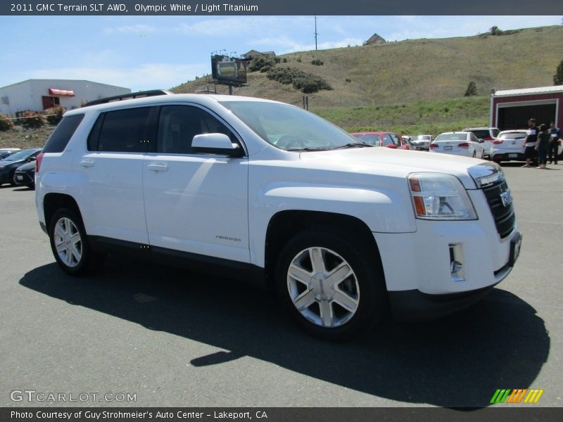 Olympic White / Light Titanium 2011 GMC Terrain SLT AWD