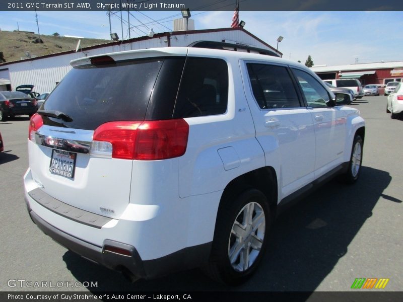 Olympic White / Light Titanium 2011 GMC Terrain SLT AWD