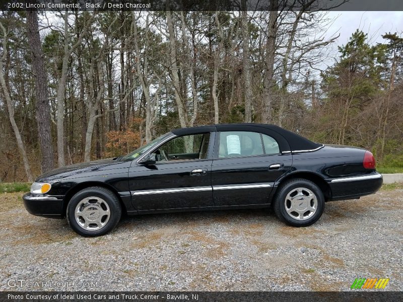 Black / Deep Charcoal 2002 Lincoln Continental