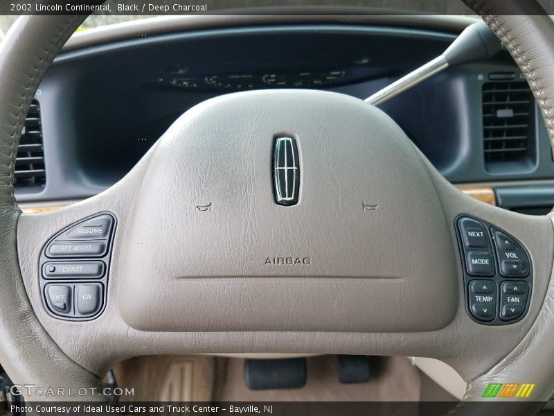 Black / Deep Charcoal 2002 Lincoln Continental