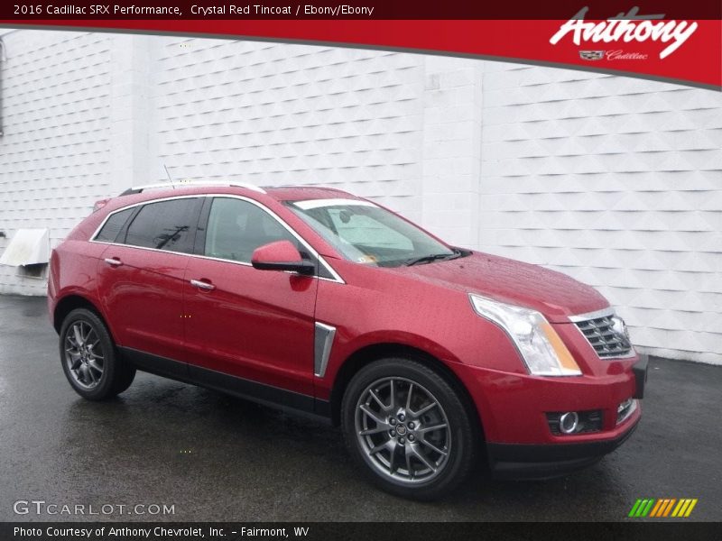 Crystal Red Tincoat / Ebony/Ebony 2016 Cadillac SRX Performance
