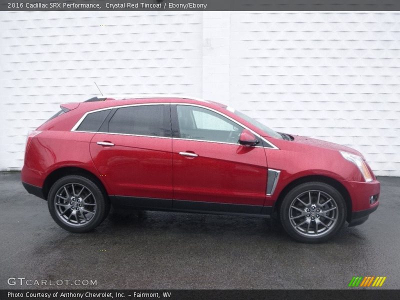 Crystal Red Tincoat / Ebony/Ebony 2016 Cadillac SRX Performance