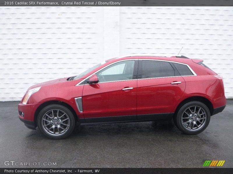 Crystal Red Tincoat / Ebony/Ebony 2016 Cadillac SRX Performance