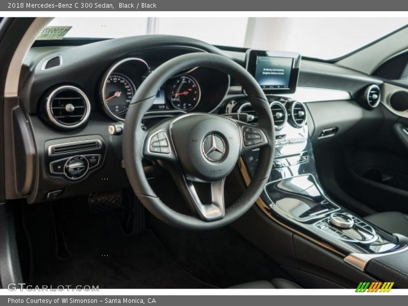 Black / Black 2018 Mercedes-Benz C 300 Sedan