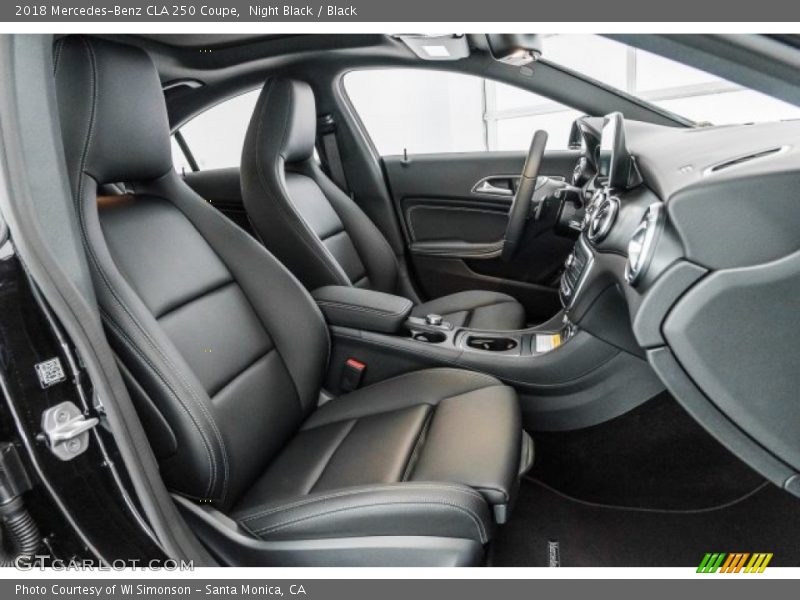 Night Black / Black 2018 Mercedes-Benz CLA 250 Coupe