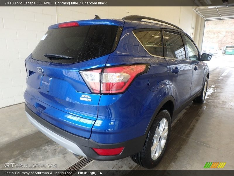 Lightning Blue / Charcoal Black 2018 Ford Escape SEL 4WD
