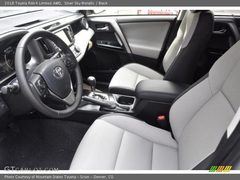 Silver Sky Metallic / Black 2018 Toyota RAV4 Limited AWD