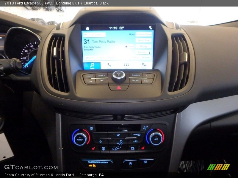 Lightning Blue / Charcoal Black 2018 Ford Escape SEL 4WD