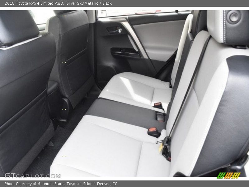 Silver Sky Metallic / Black 2018 Toyota RAV4 Limited AWD