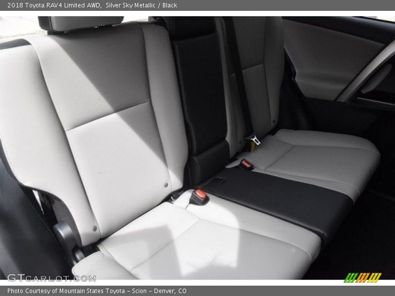 Silver Sky Metallic / Black 2018 Toyota RAV4 Limited AWD